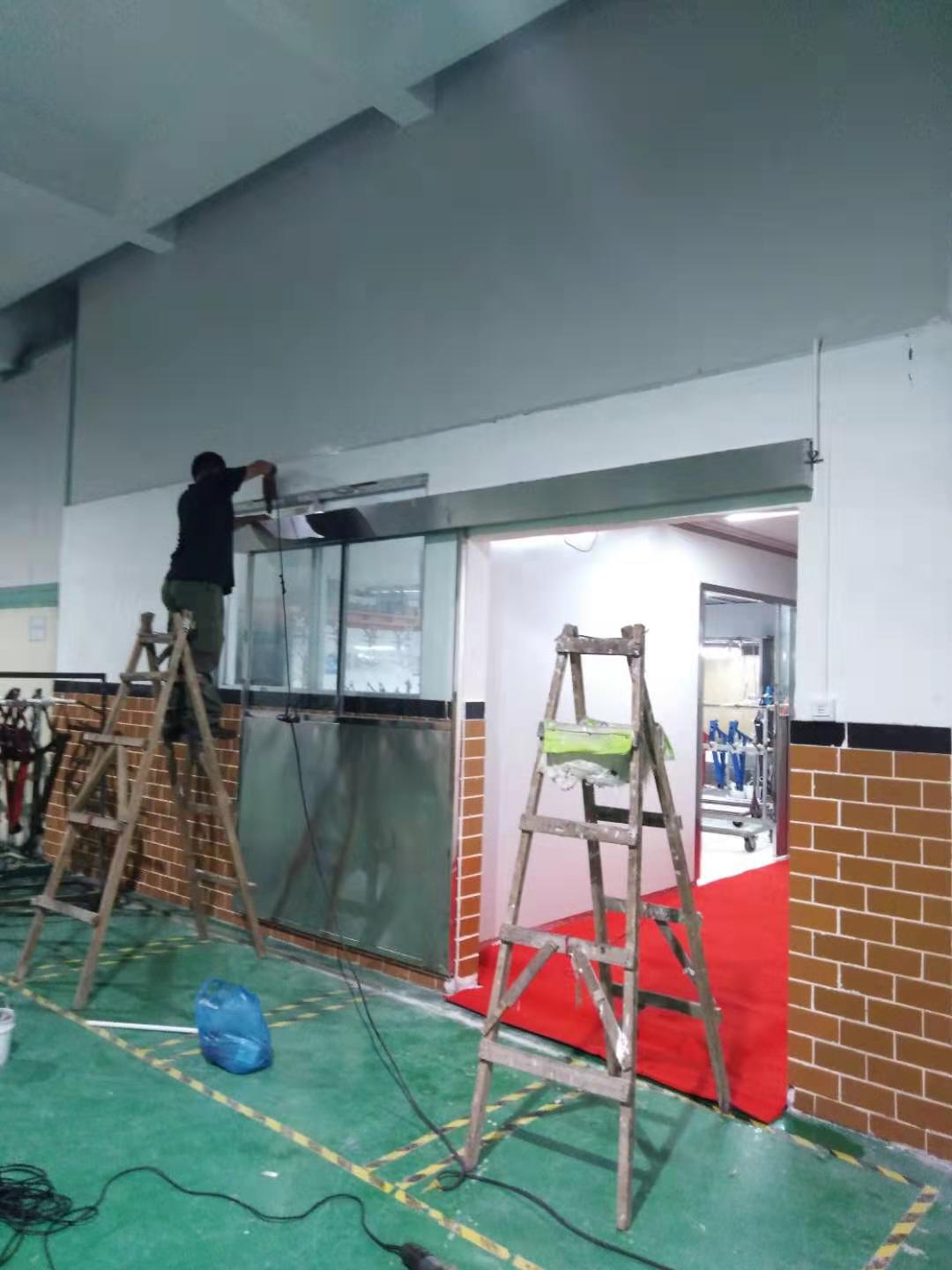 怎么安装室内无框自动玻璃门/自动玻璃门安装