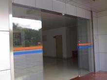 What configuration of automatic doors is economical
