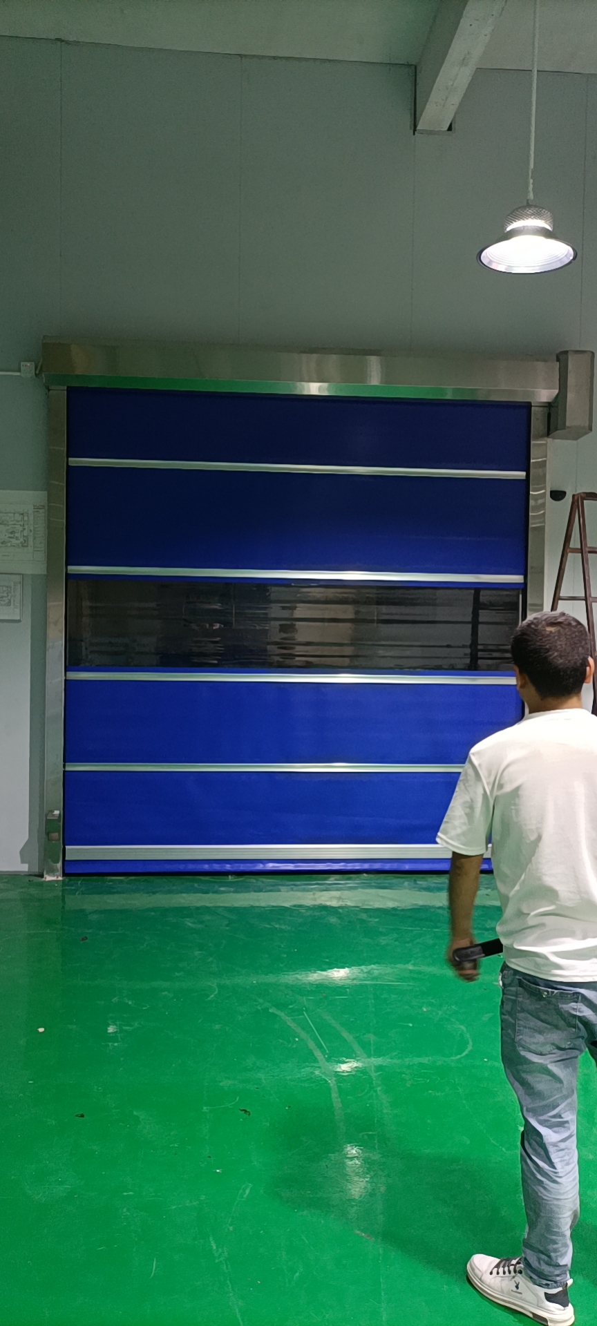 Dongguan Changping fast door can be equipped with reserve power supply